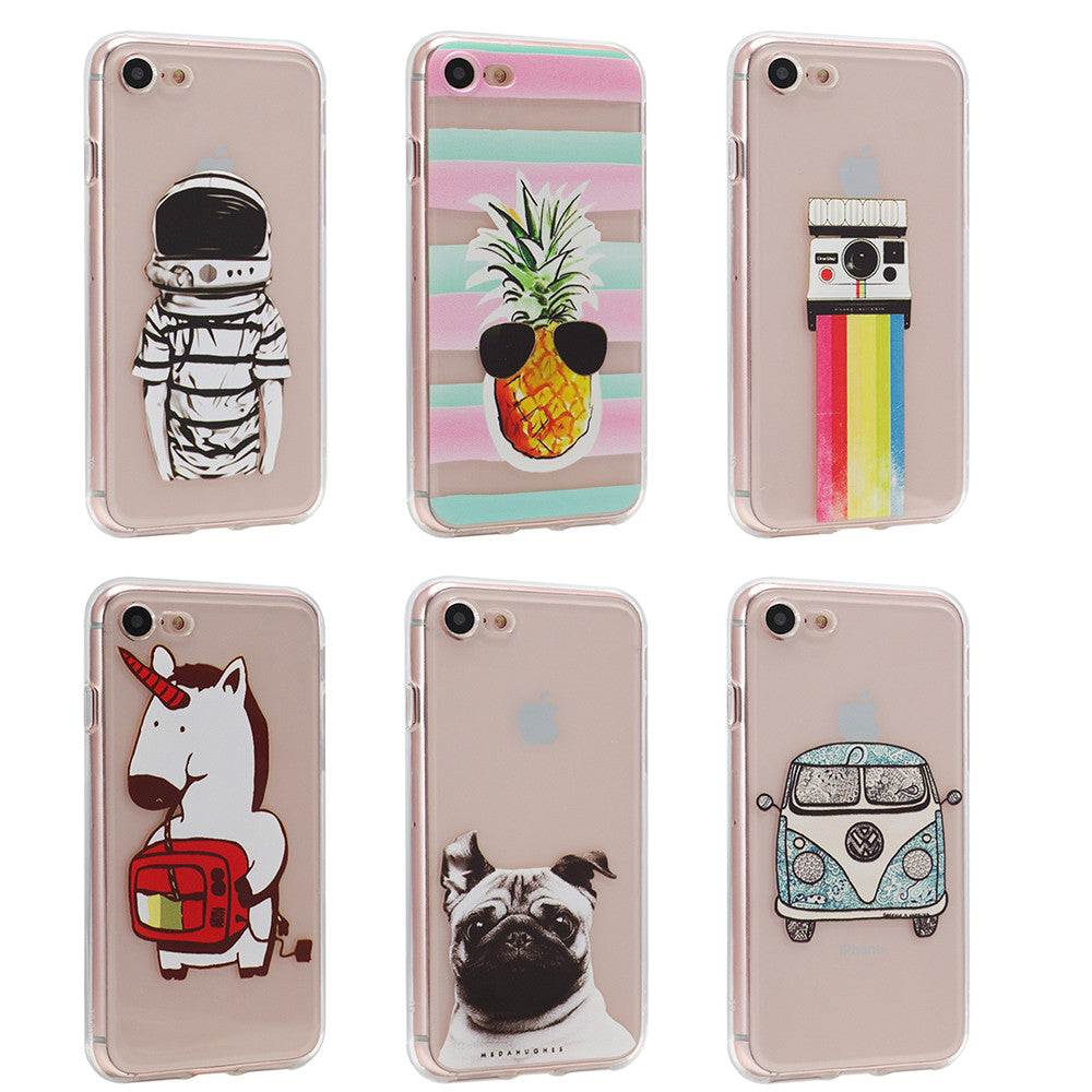 Cartoon Series TPU Case iPhone 7 ; 8