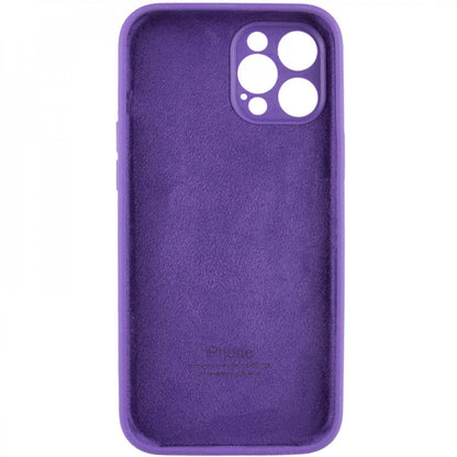 Накладка Чехлы Original Silicone Case with protective camera iPhone 14 Pro — Charcoal Gray (15)