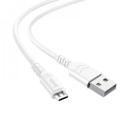 Кабель Micro 2.4A (1m) Hoco X62 — Black
