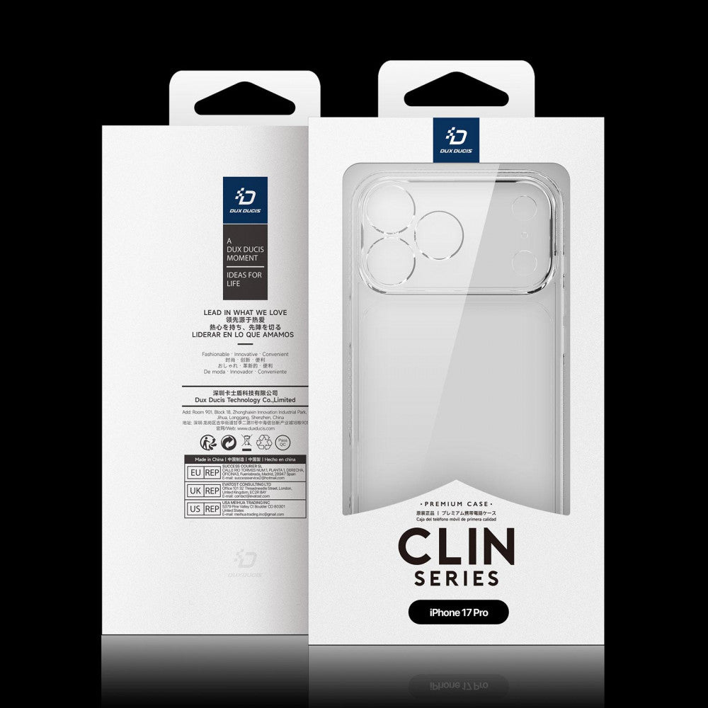 Накладка Чехлы Clin Case — iPhone 17 Pro Max