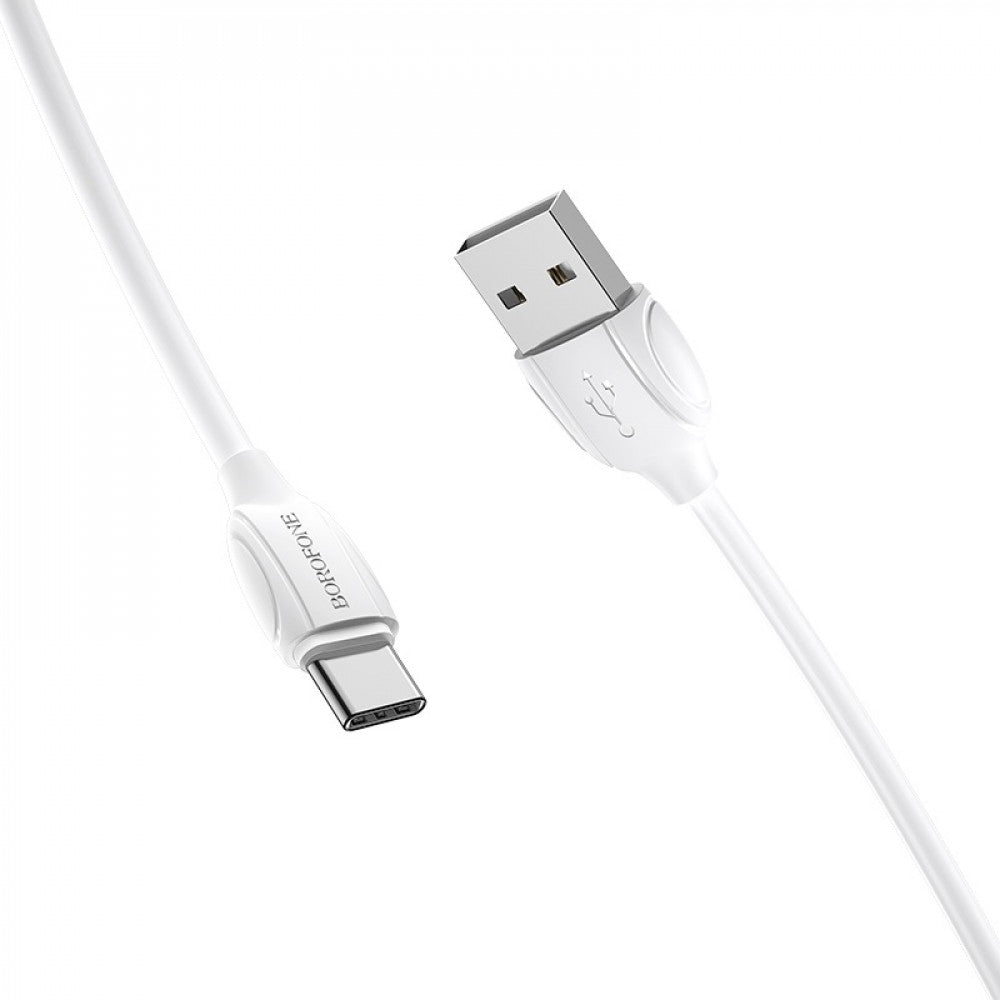 Кабель USB C 1.3A (1m) — Borofone BX19 — White