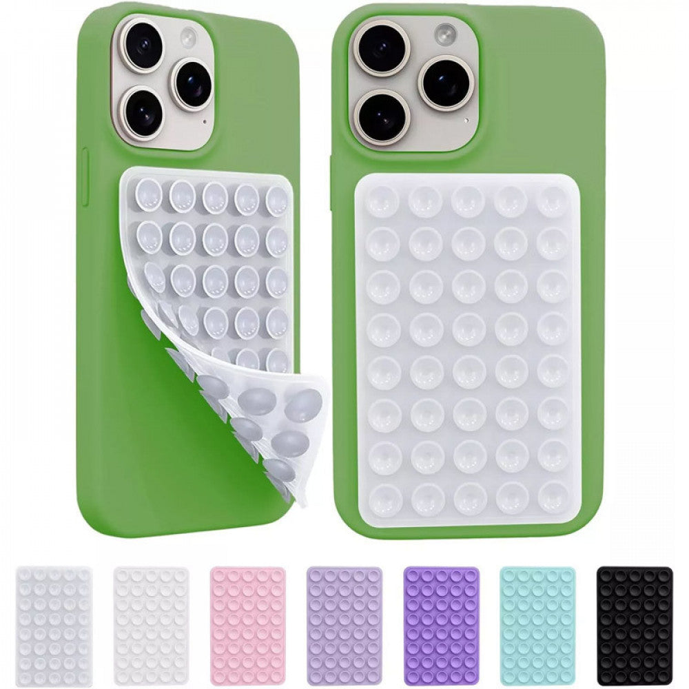 Тримач-присоска для телефону Double Side Silicone — Black 5*8