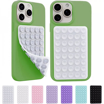 Тримач-присоска для телефону Double Side Silicone — Black 5*8