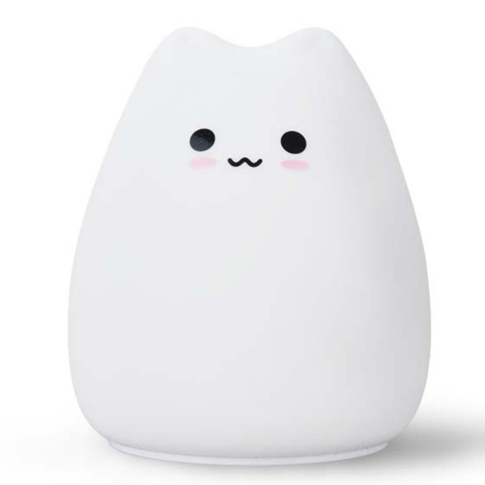 Ночной светильник — Little Cat Silicone LED Light Multicolors — Design 02