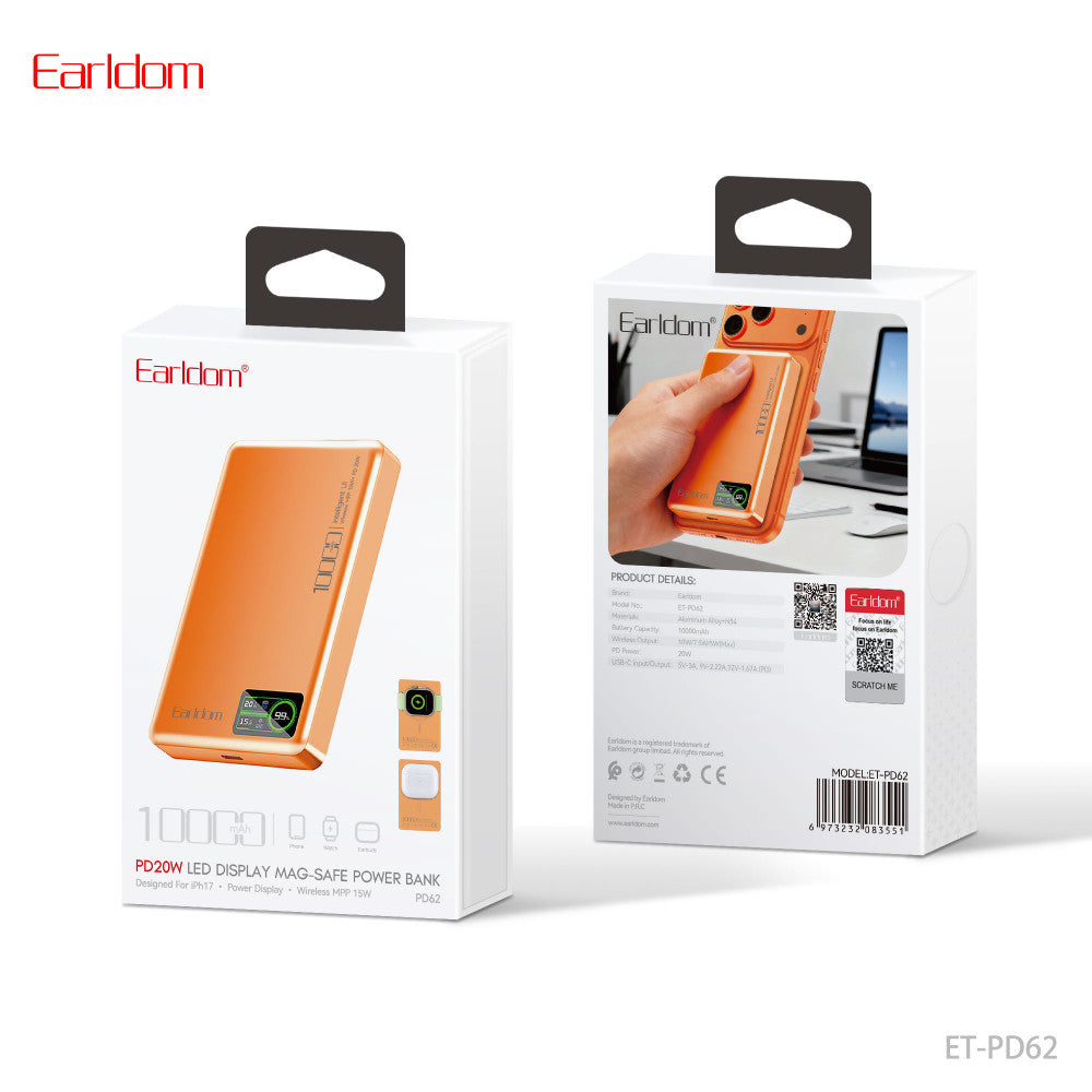 Power Bank 10000 mAh — Earldom ET-PD62