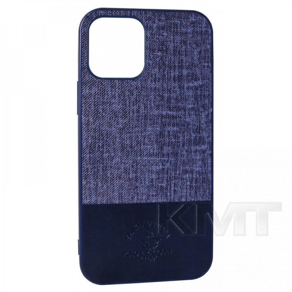 Polo Virtuoso Leather Case iPhone 13 6.1"  — Navy Blue