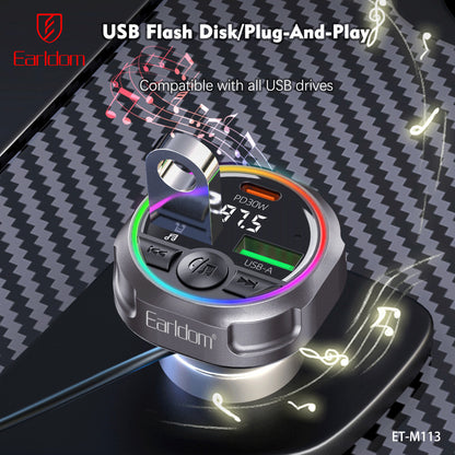 Fm Modulator MP3 | Car Charger | 3.0A | 2U | 1C — Earldom ET-M113