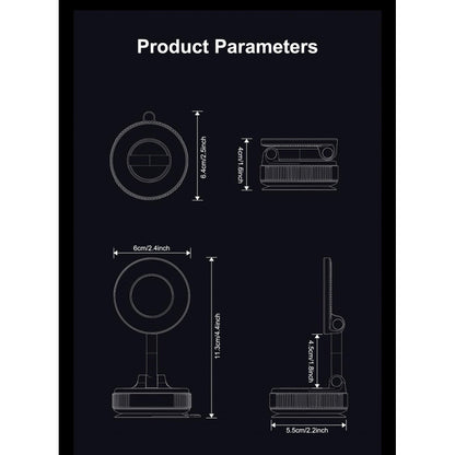 Автотримач магнітний на клейкій основі  — K007