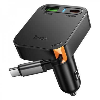 Car Charger | 60W | PD | USB QC3.0 | USB-C | — Hoco NZ18