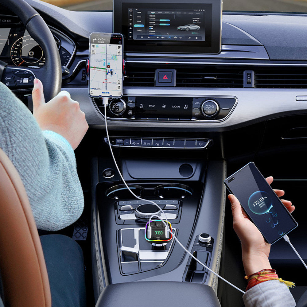 Fm Modulator MP3 | Car Charger | 3.0A | 2U | 1C — Earldom ET-M118