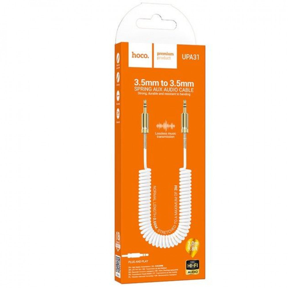 Cable Aux (1m) — Hoco UPA31 — White