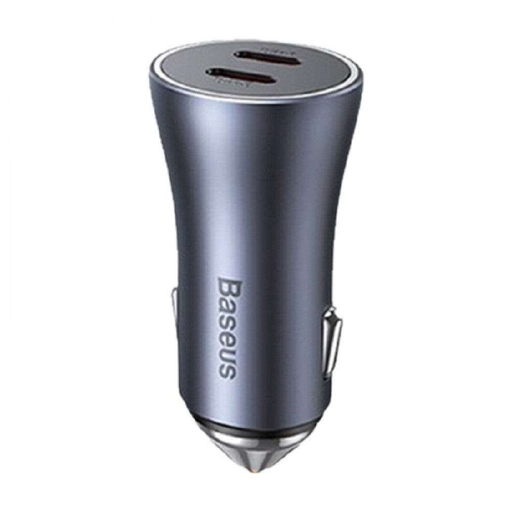 Car Charger 40W 2C Baseus (CGJP0000) Golden Contactor Pro Dual Fast Charger Blue 