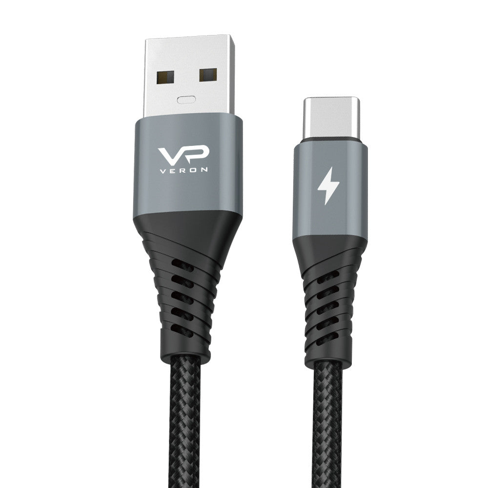 Кабель USB C 3A (0.25m) Veron NC09 Nylon