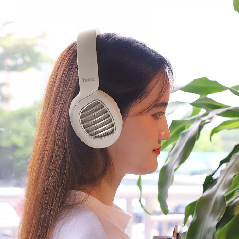 Навушники Bluetooth Hoco W23 Brilliant sound — White