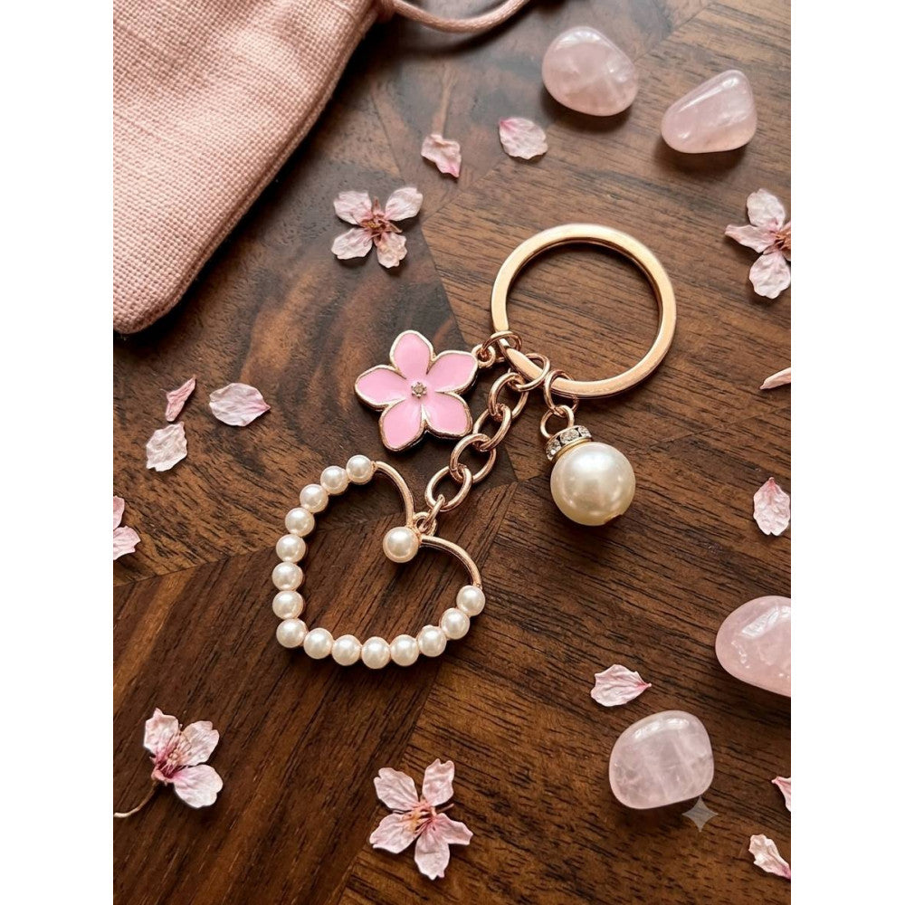 Брелок Pearl Heart  — Flower