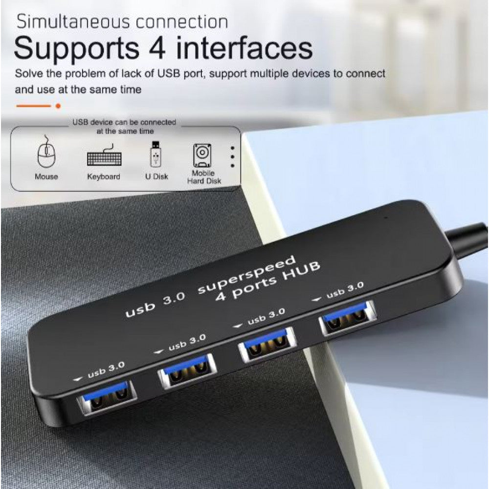 USB HUB : USB 3.0 To 4 USB — 4 in 1