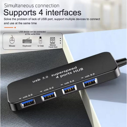 USB HUB : USB 3.0 To 4 USB 4 in 1