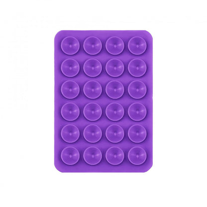 Тримач-присоска для телефону Double Side Silicone — Purple 5*8