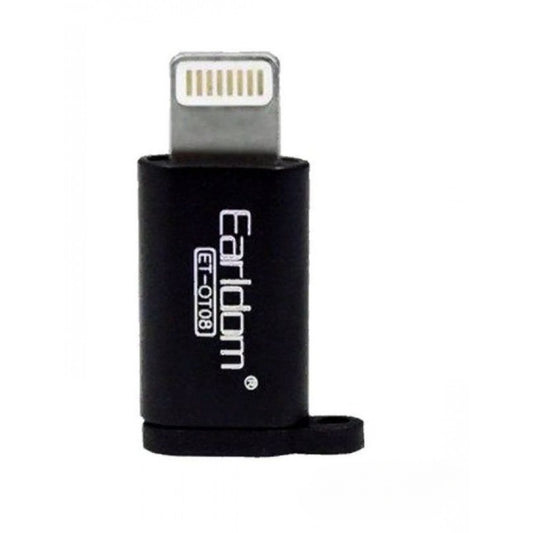 Adapter Lightning To Micro Earldom ET-OT08 Black