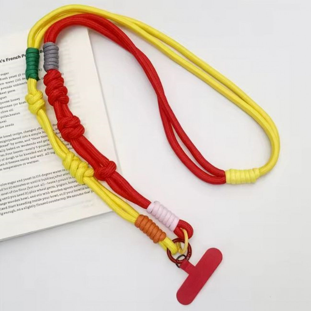 Ремінець для телефона на шию «Node» — Red & Yellow