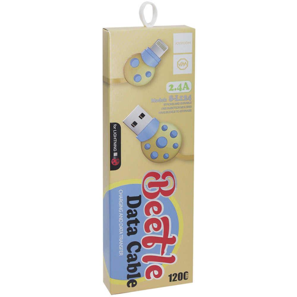 Кабель Lightning 2.4A (1.2m) Joyroom S-L124 - Blue