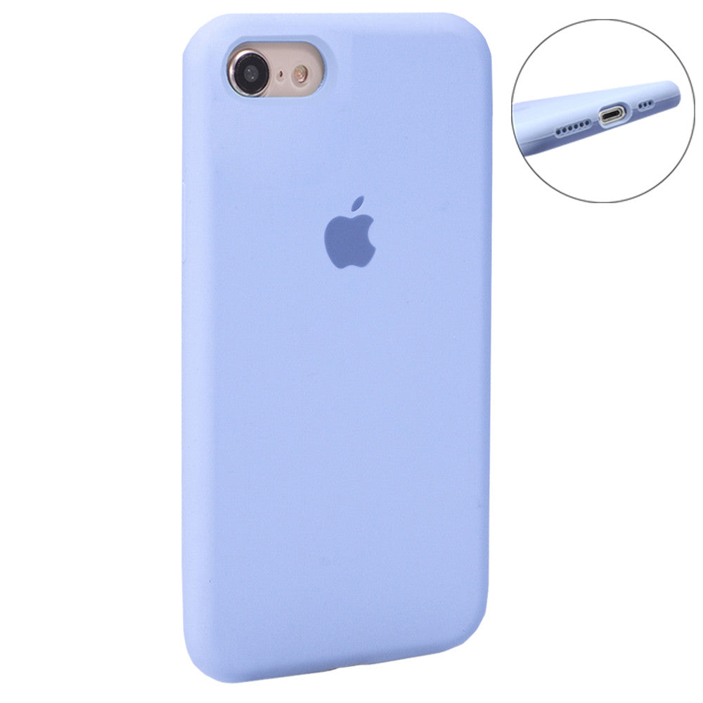 Original Silicone Case Full Size iPhone 7 ; 8 ; SE 2020 — Lilac (5)