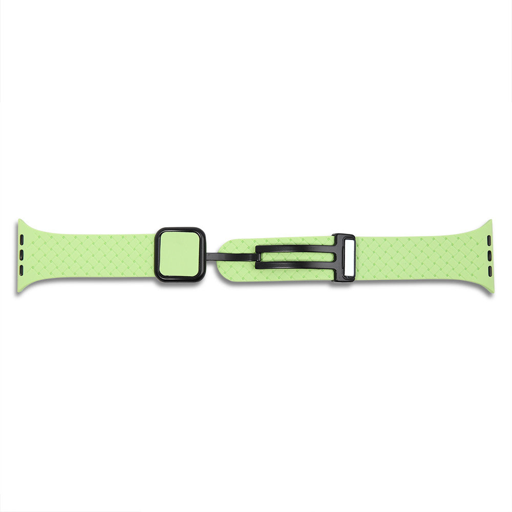 Ремінець Fabric pattern Design Apple Watch 38 mm 40 mm 41 mm — Green