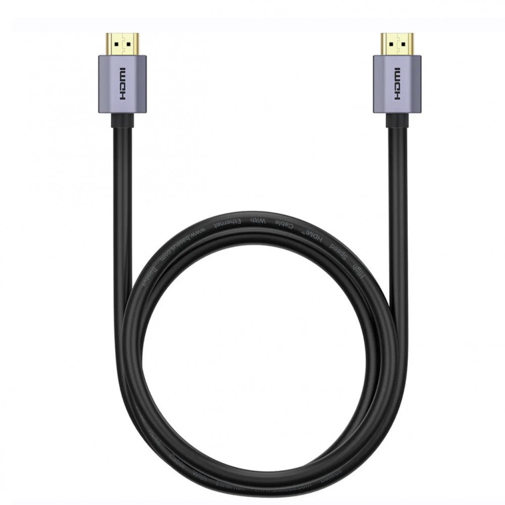 HDMI to HDMI 4K Adapter Кабель (1.5m) Baseus (WKGQ020101) High Definition Series Graphene Black — WKGQ020101 Black