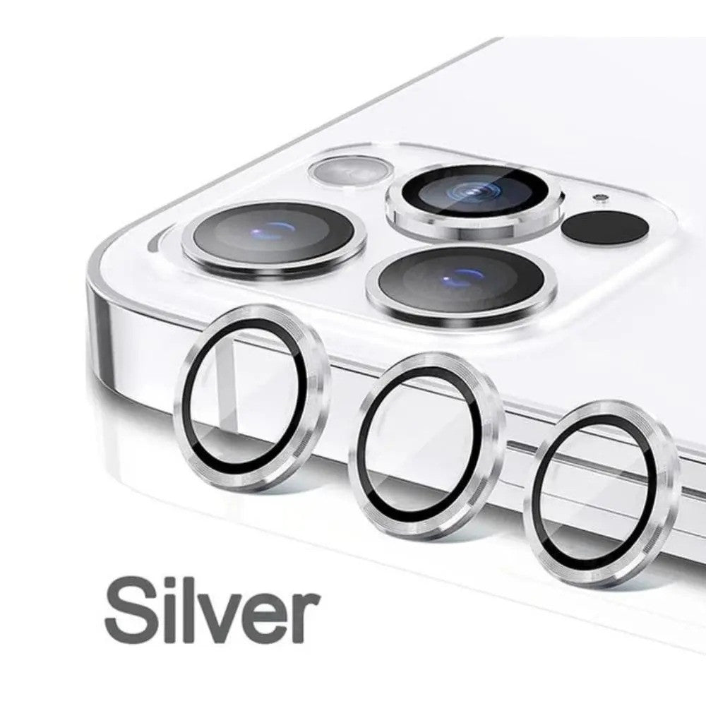 Захисне скло Camera Glass Steel iPhone 12 Pro Max — Silver