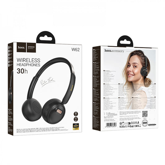 Bluetooth Headphones — Hoco W62 — Black
