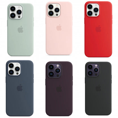 Накладка Чехлы Silicone Case with MagSafe — iPhone 14 Pro Max — Succulent