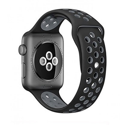 Ремінець Sport Nike — Apple Watch 42 mm | 44 mm | 45 mm | 49 mm — Red & Black