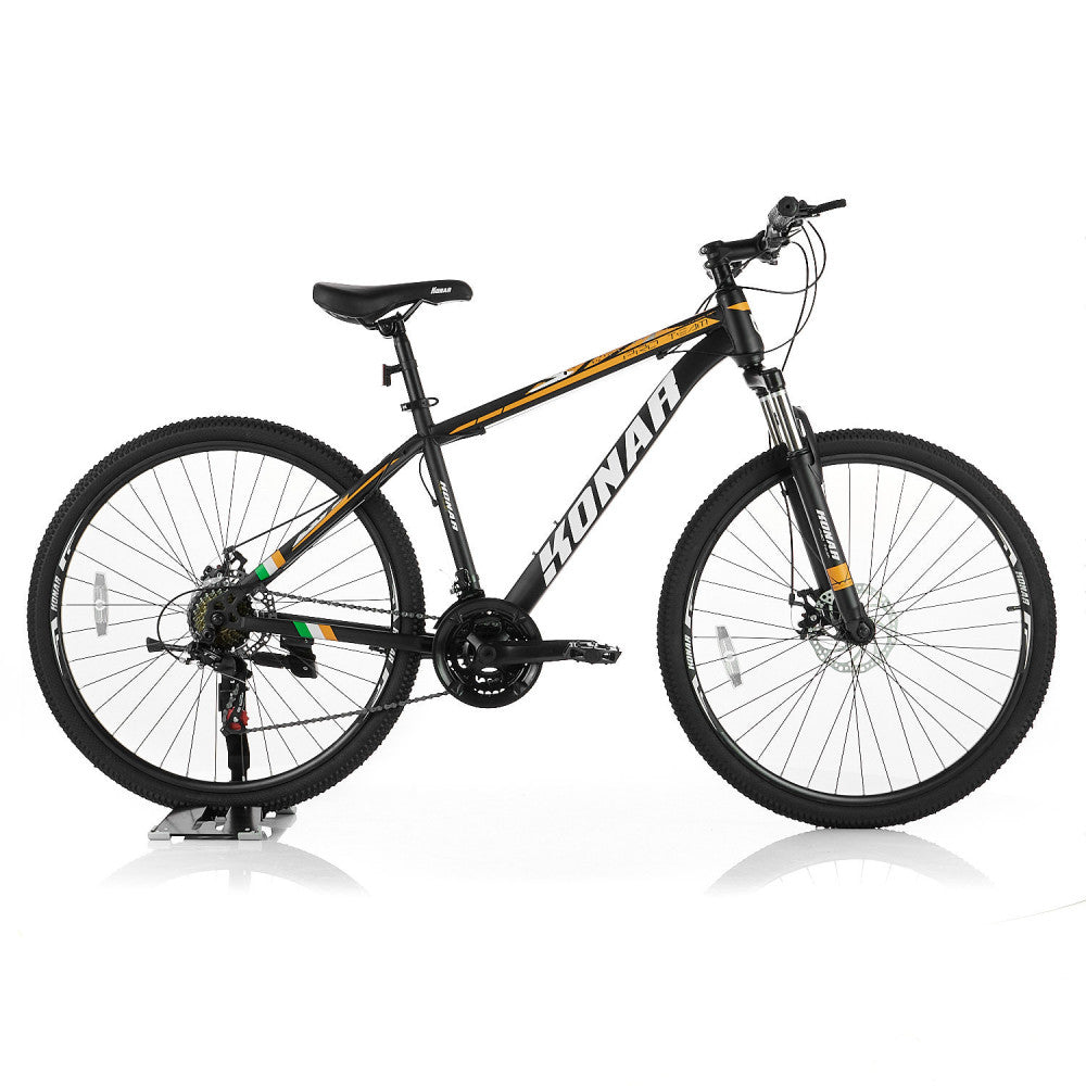 Велосипед KONAR KS-27.5"17# — Matt Black/Orange