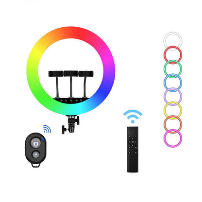 Лампа Кільцева LED HQ-18 RGB 46 cm 18" | 55W