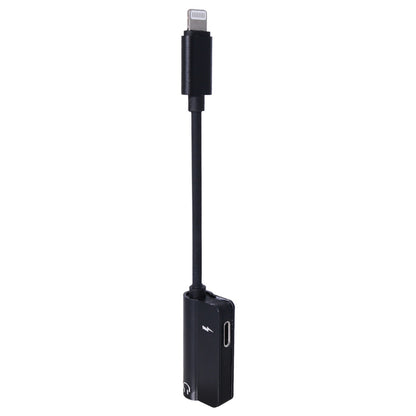 Adapter Lightning To 3.5mm & Lightning MY019 — Black