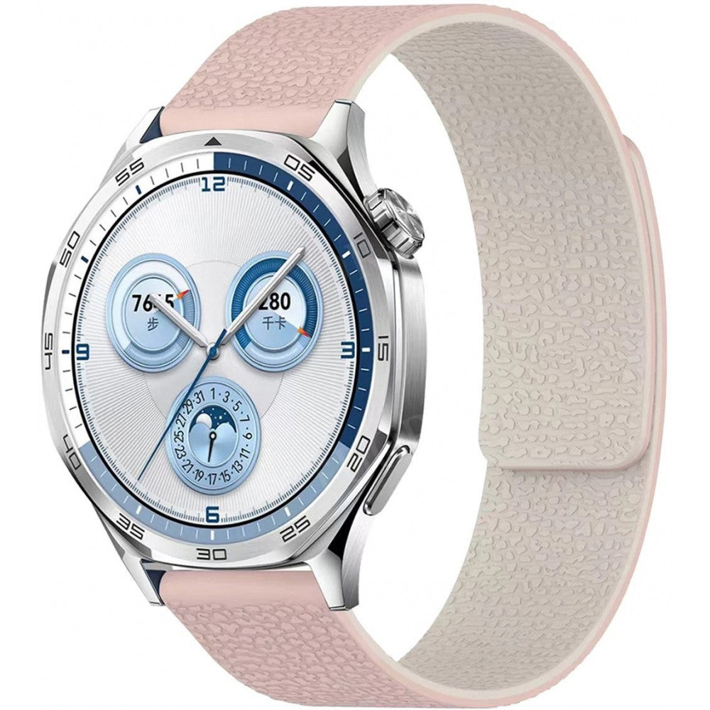 Ремінець Pebbled Magnetic Strap — Універсальний 22 mm — Oxford Pink&Starlight