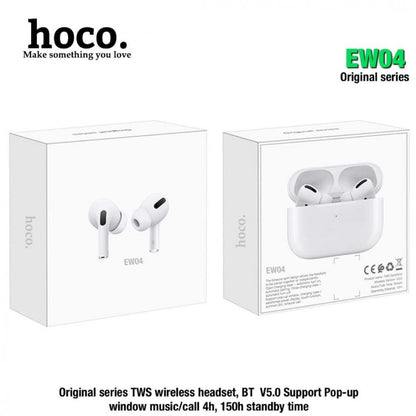 Bluetooth гарнітура TWS — Hoco EW04 Plus — White