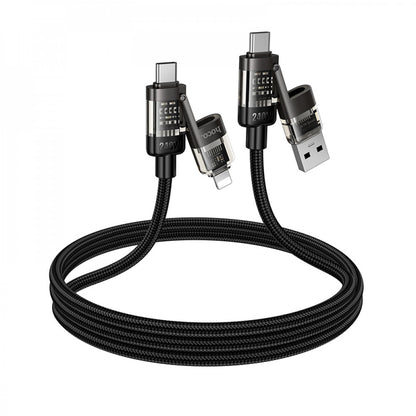 Кабель 3 in 1 ( L , M , С ) 2A (1m) Hoco U151