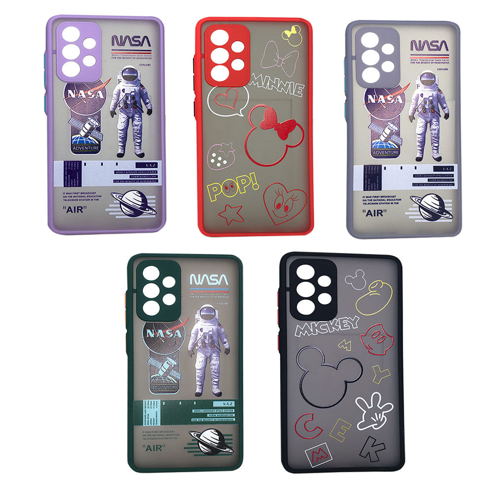 Накладка Чехлы Stickers Series TPU Case Samsung A72 (A725F) — Dark green