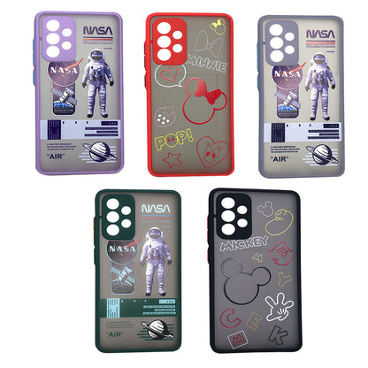 Накладка Чехлы Stickers Series TPU Case Samsung A72 (A725F) — Dark green