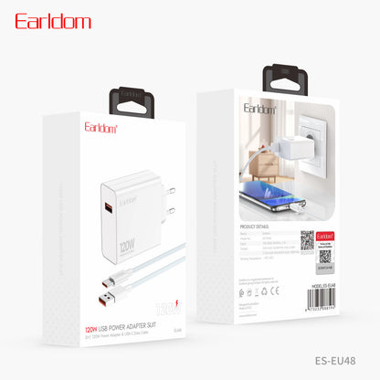 Home Charger | 120W | 1U | USB C Cable (1m) — Earldom ES-EU48