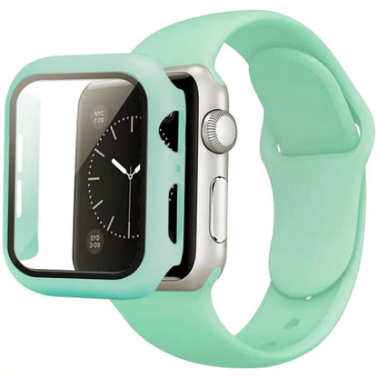 Ремінець Silicon & Glass Apple Watch 41 mm — Dark Green