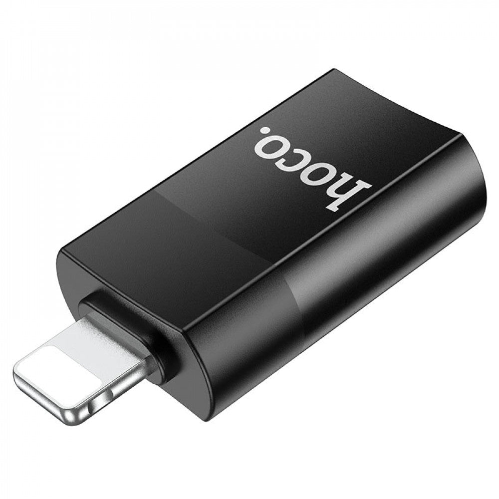 Adapter Lightning To USB 2.0 - Hoco UA17 - Black