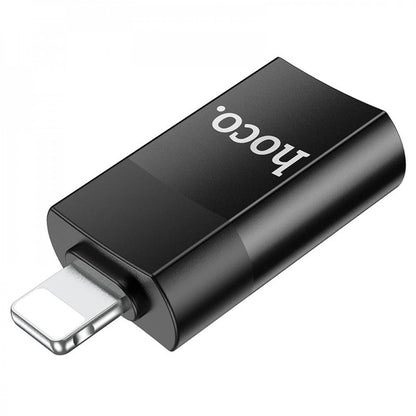 Adapter Lightning To USB 2.0 - Hoco UA17 - Black