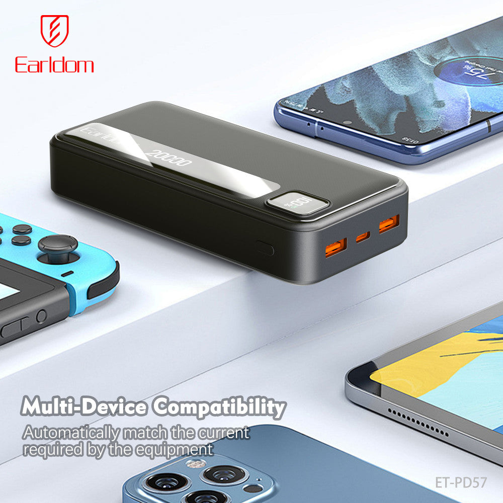 Power Bank 20000 mAh — Earldom ET-PD57