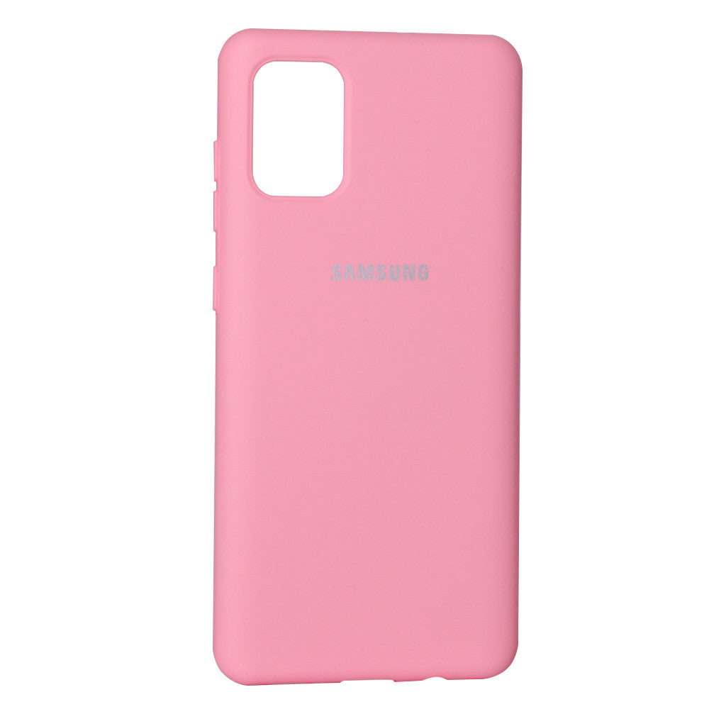 Original Silicone Cover Case Samsung M31S — Pink