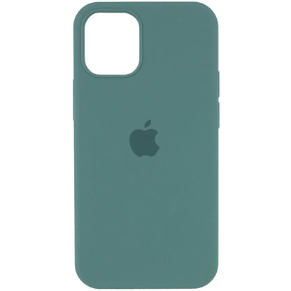 Original Silicone Case Full Size iPhone 14 Plus 6.7" — Pine Green (72)