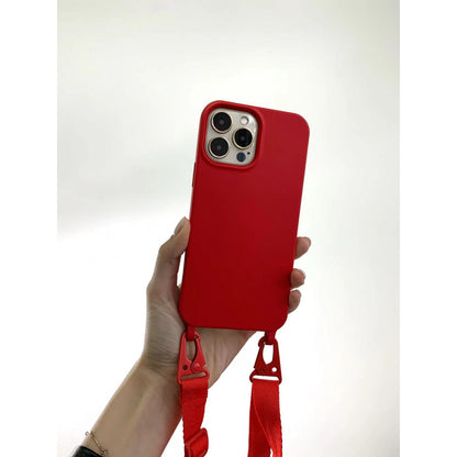 Cord Silicone Case iPhone 13 Pro 6.1" — Red