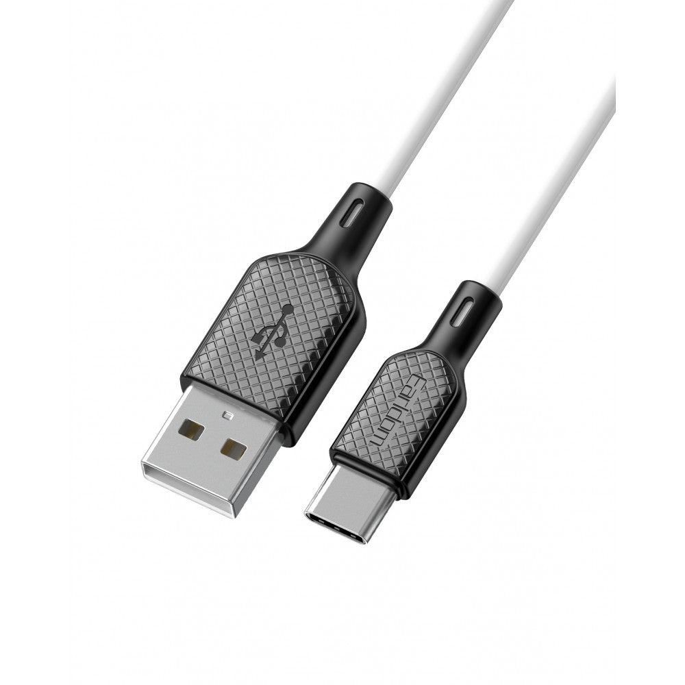 Cable USB C 2.4A (1m) — Earldom EC-154C — white