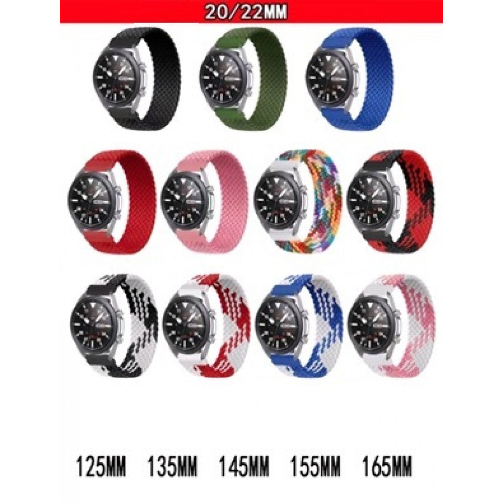 Ремінець Nylon Solo Loop (Long 135 mm) Універсальний 20 mm — Pink